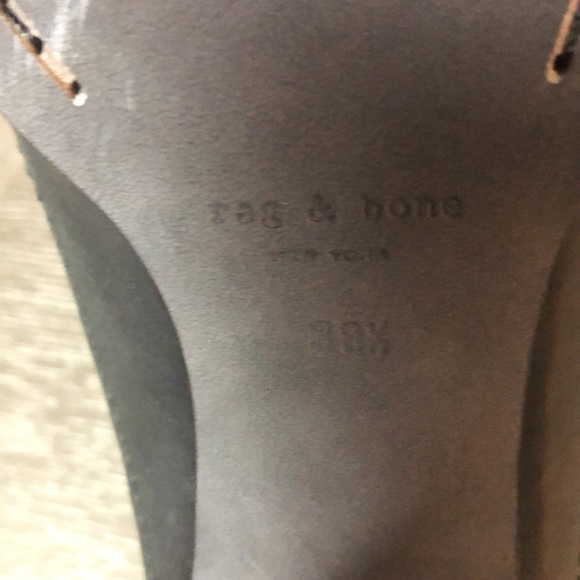 New Rag & bone boot mules real fur lambs size 8.5 - Picture 13 of 15